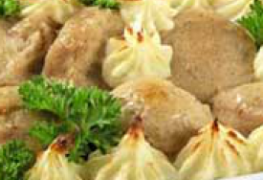 Quenelles of chicken